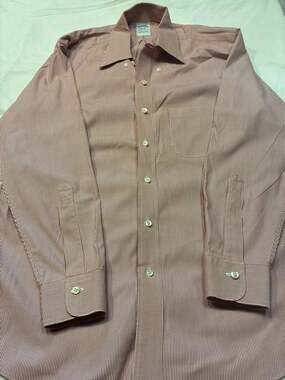 Brooks Brothers Extra Slim Fit Supima Cotton Striped Dress Shirt 16-32